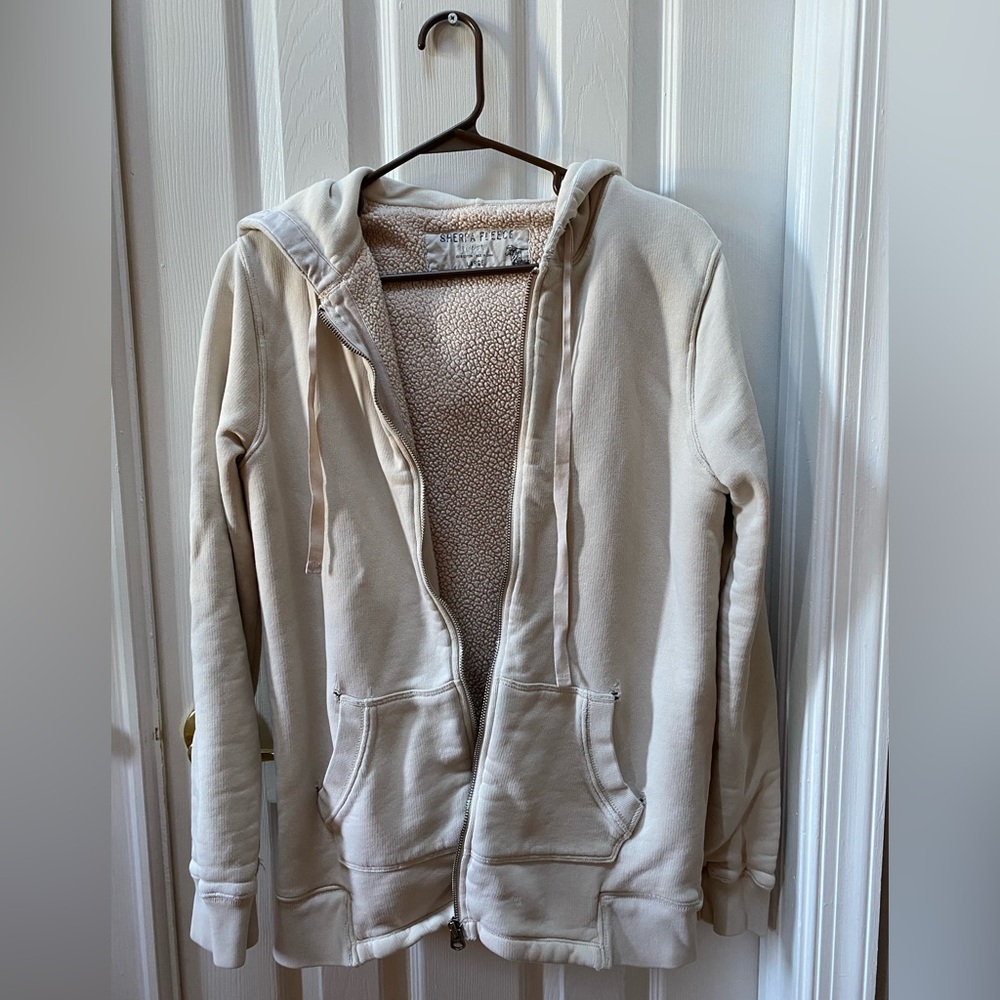 Vintage JCrew Retail (Circa 2007) Sherpa Hoodie